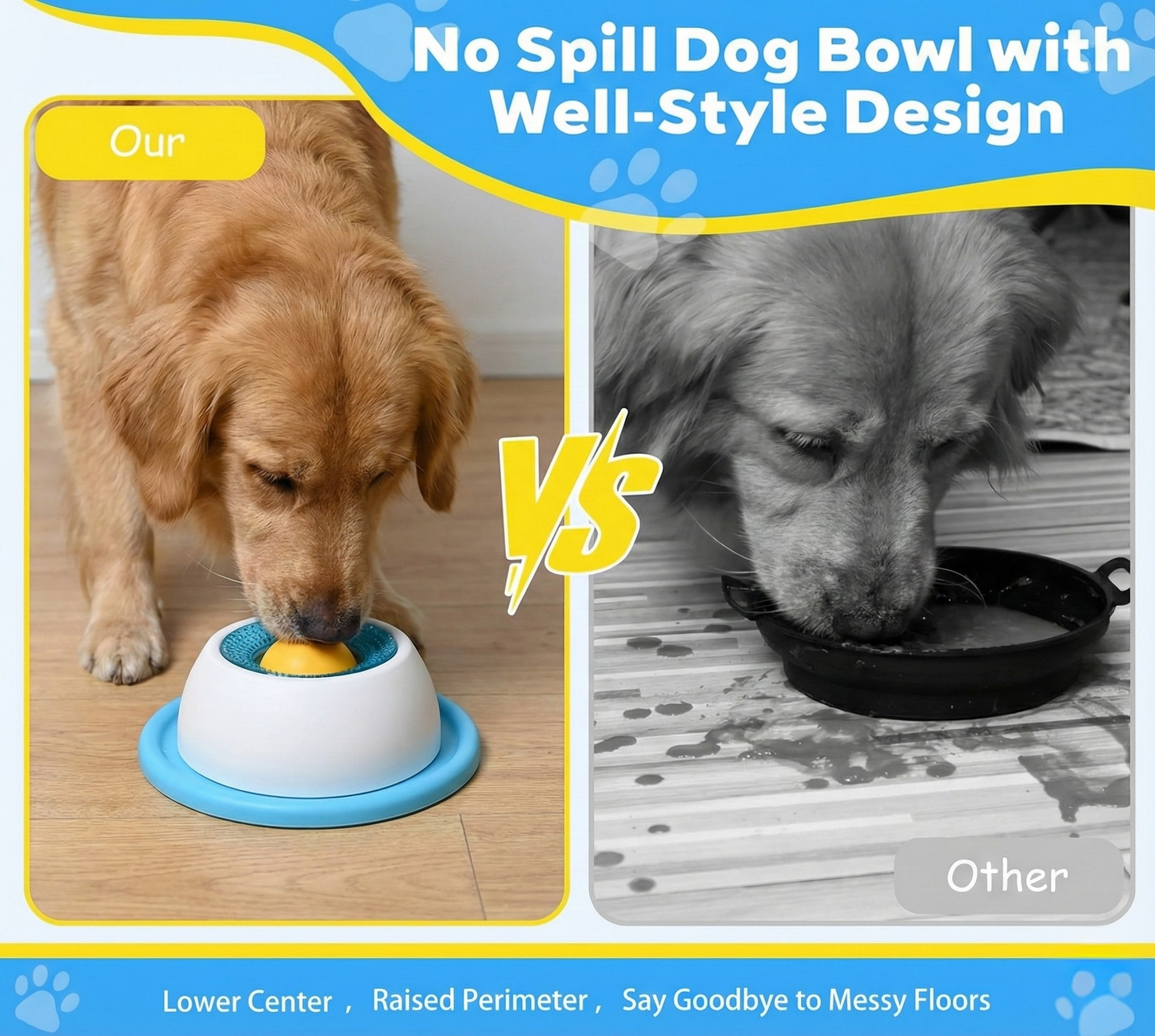 Dog Lick & Sip Slow-Feed Bowl