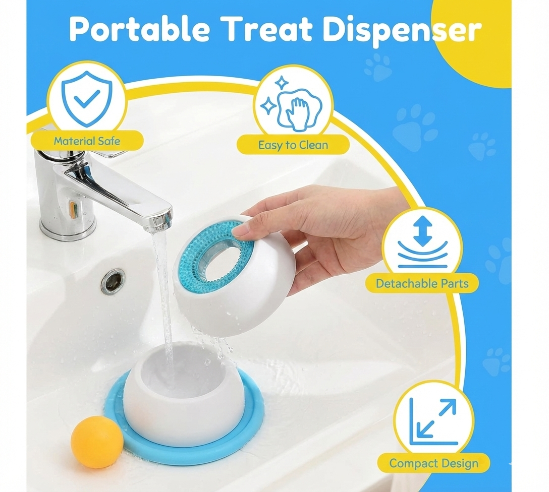 Dog Lick & Sip Slow-Feed Bowl